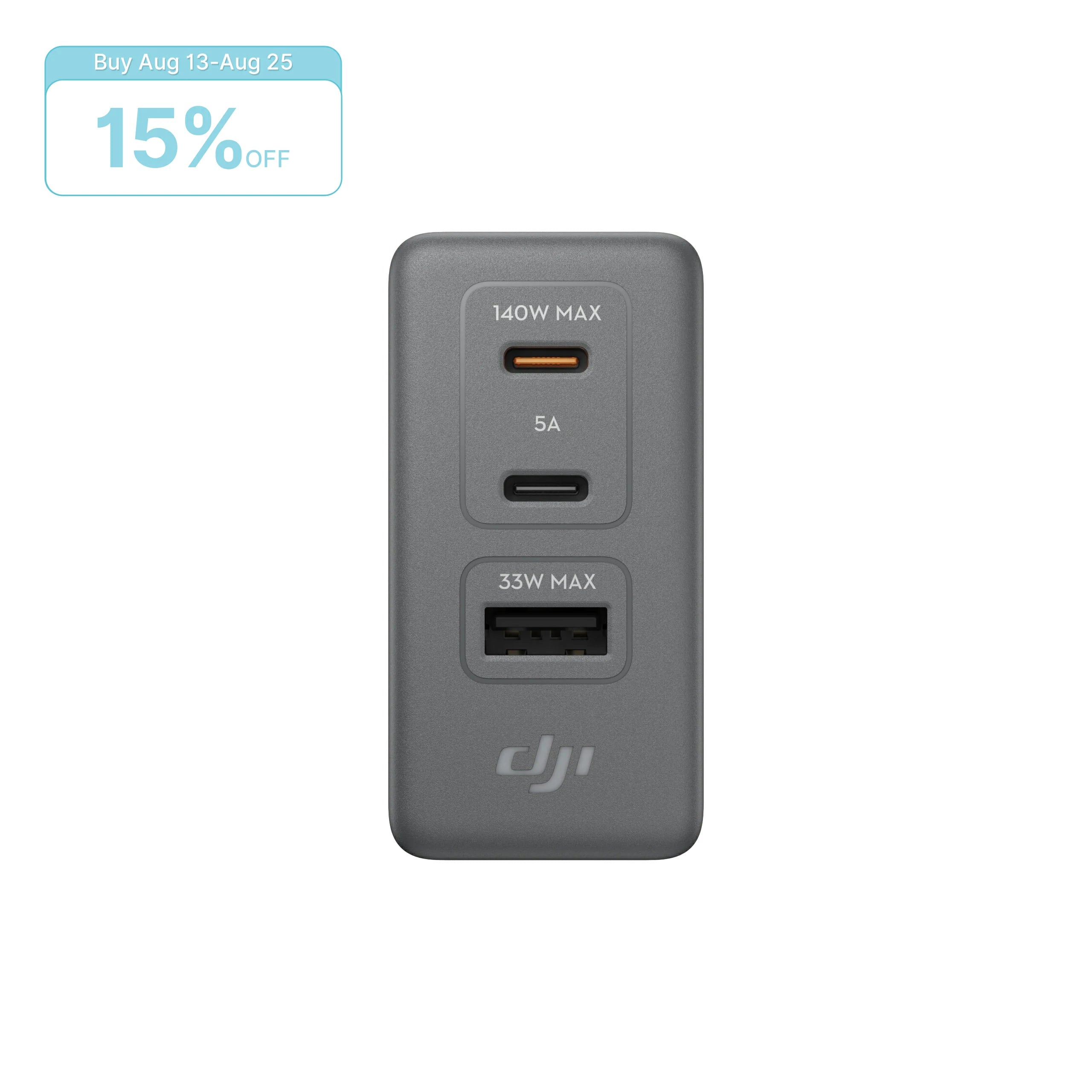 Photo: djiusa.com Save 15% on the 140W DJI Power GaN Charger: Best Deal