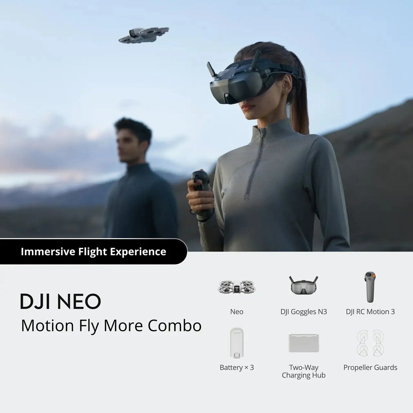 DJI Neo Motion Fly More Combo (Refurbished Unit)