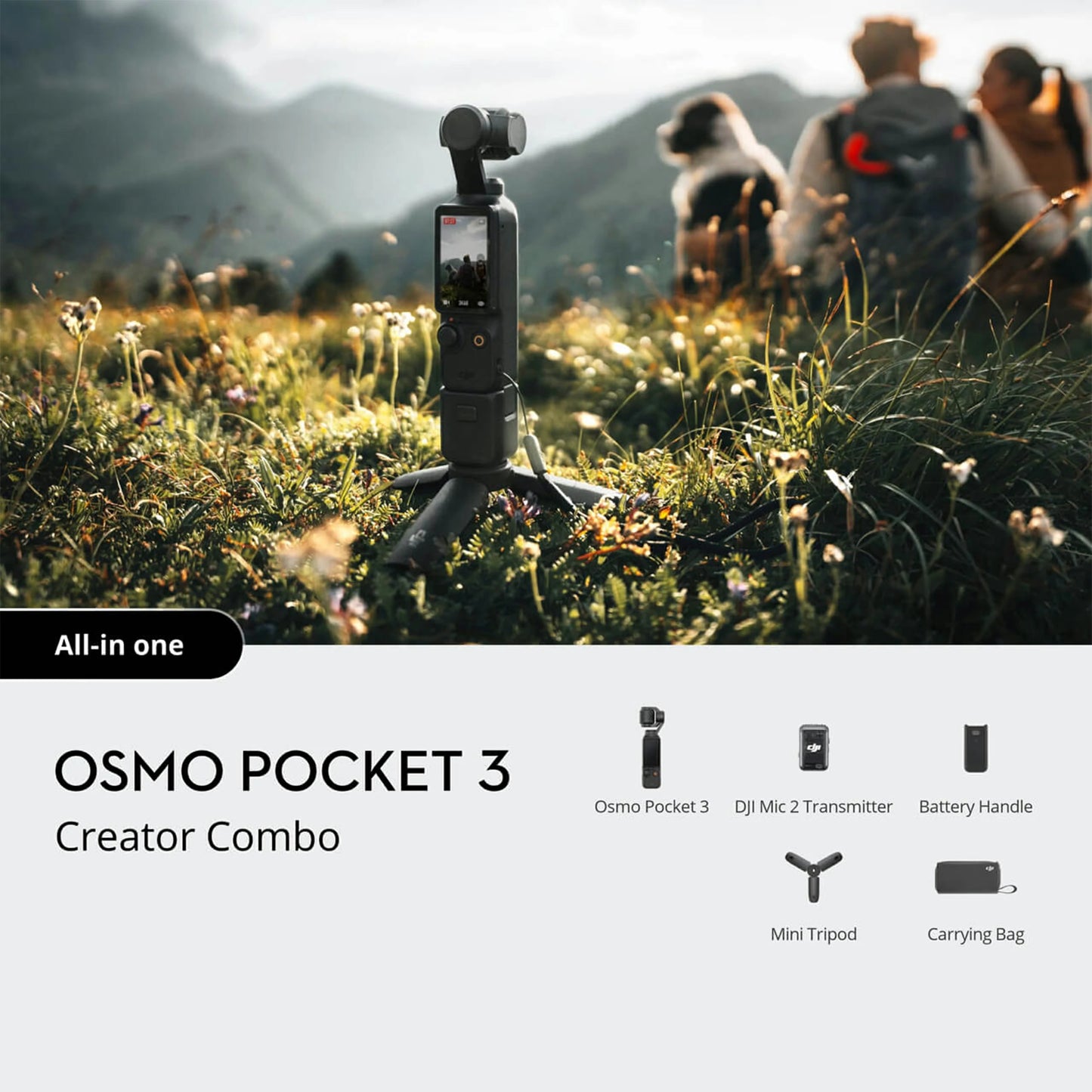 Osmo Pocket 3 Creator Combo (Refurbished Unit)