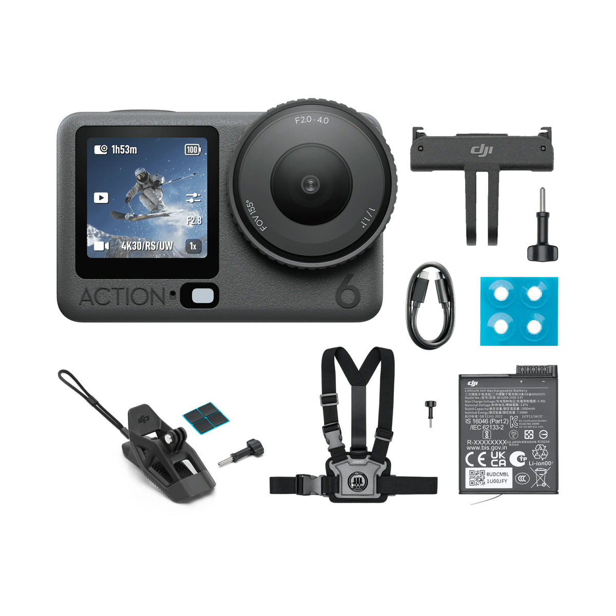 Osmo Action 6 Motorcycling Combo