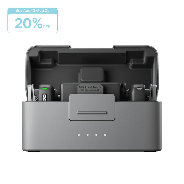 DJI Mic Mini (2 TX + 1 RX + Charging Case) – DJI USA Online Store