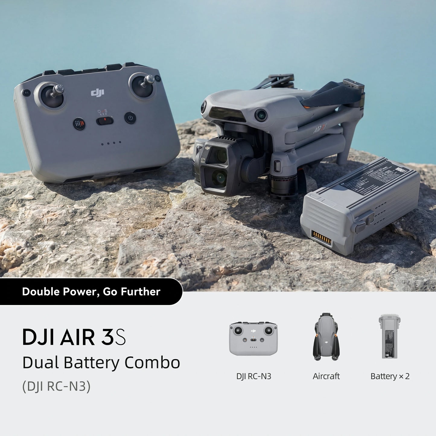 DJI Air 3S Dual Battery Combo