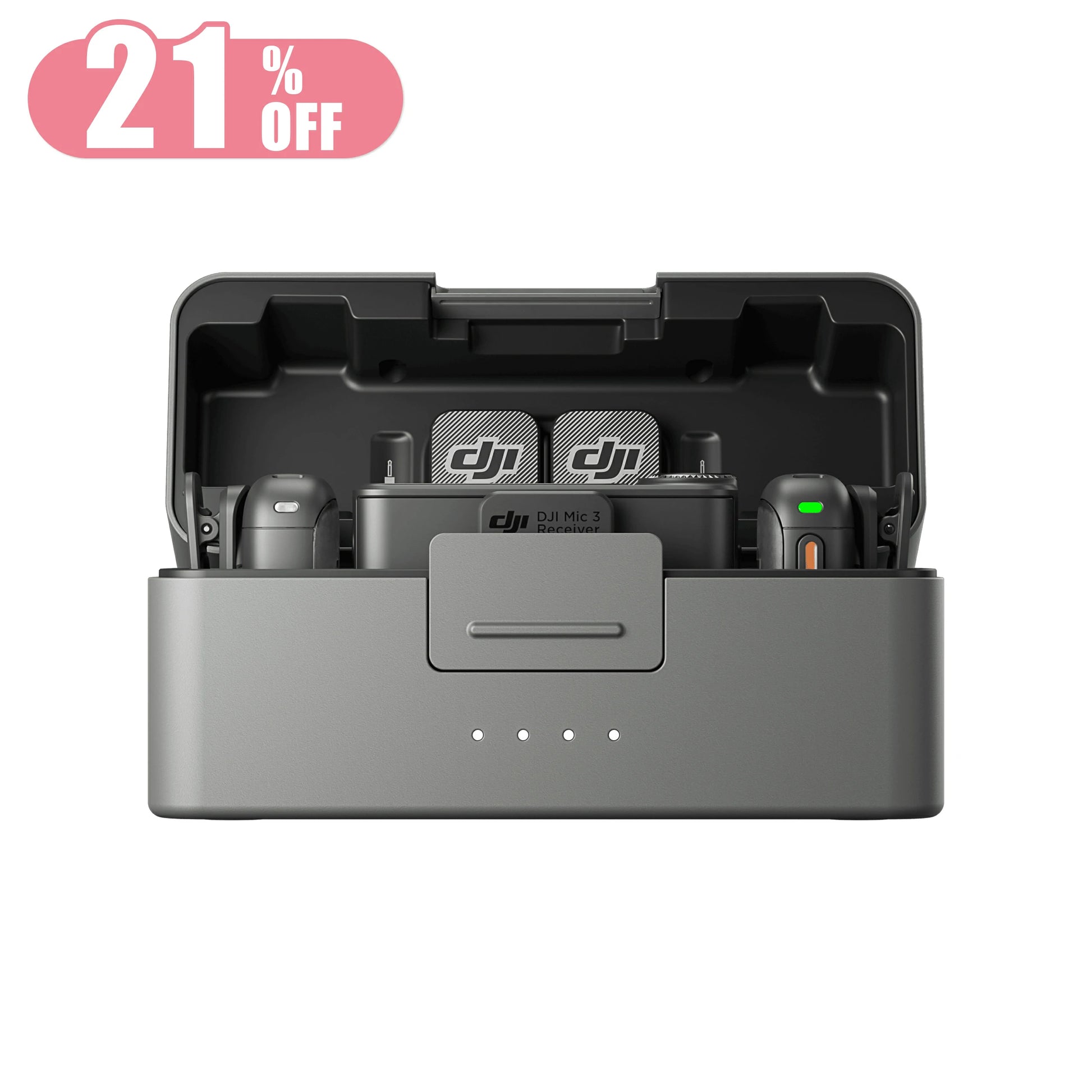 DJI Mic 3 （2 TX＋1 RX＋充電ケース） DJI Mic 3 (2 TX + 1 RX + Charging Case) – DJI USA