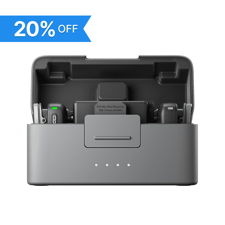 DJI Mic Mini 2（2 TX + 1 RX + 充電ケース） DJI Mic Mini (2 TX + 1 RX + Charging Case) – DJI USA Online Store
