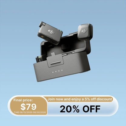 DJI Mic Mini (2 TX + 1 RX + Charging Case) – DJI USA Online Store