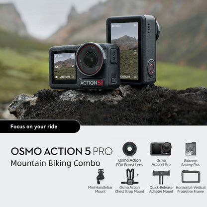 Osmo Action 5 Pro Mountain Biking Combo