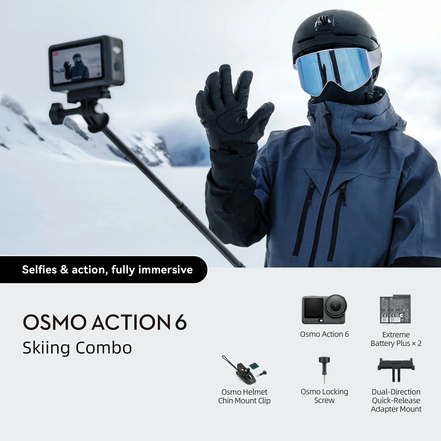 Osmo Action 6 Skiing Combo