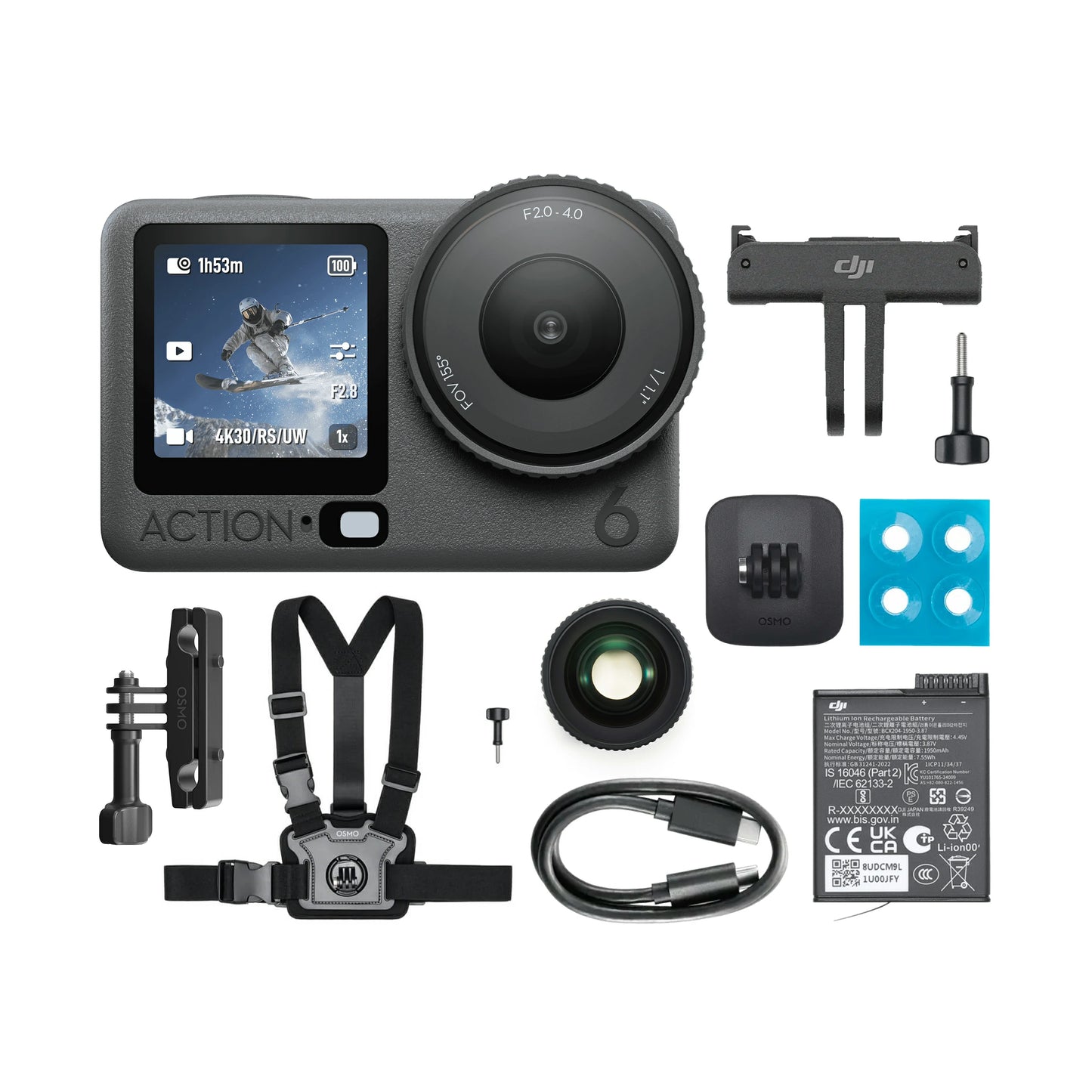 Osmo Action 6 Road Cycling Combo