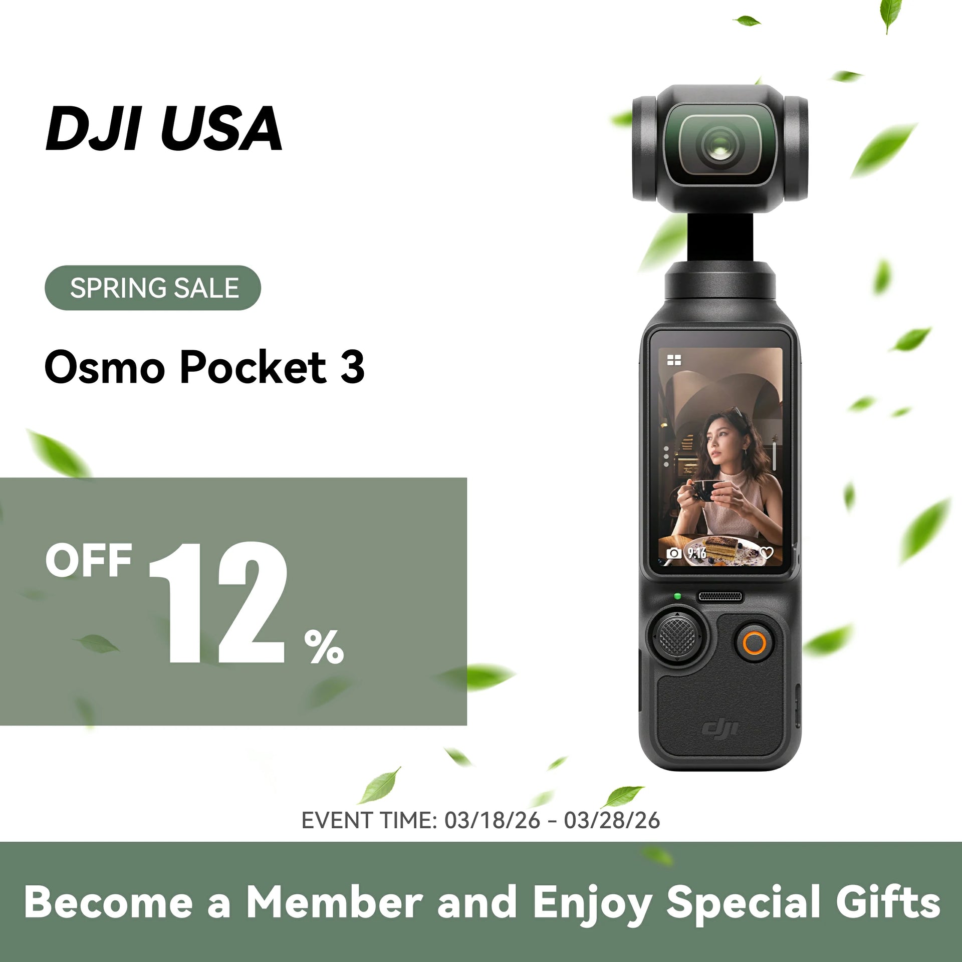 DJI Osmo Pocket Action Camera Con Stabilizzatore A 3 Assi - Modello JP - Nuovo Sigillato