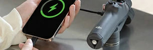 Phone Charging/Audio Recording Cable (USB-C to Lightning)