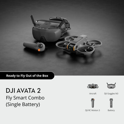 DJI Avata 2 Fly Smart Combo (Single Battery)